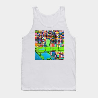 Map of Washington DC Tank Top